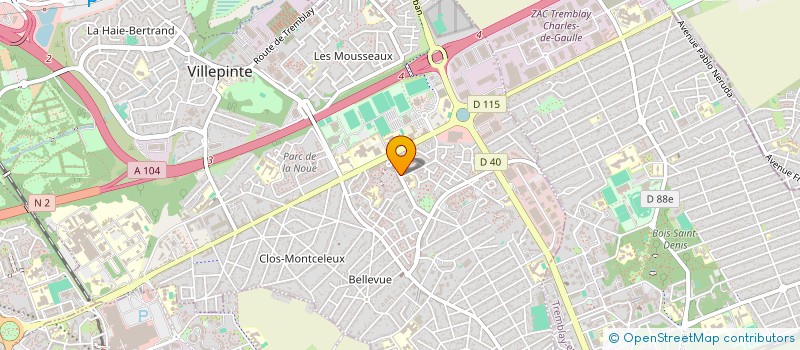 localisation de l'entreprise MONSIEUR PATRICK HAKIMI à VILLEPINTE