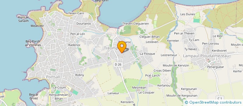 localisation de l'entreprise MONSIEUR PATRICK HALDENBY  PLOUDALMEZEAU