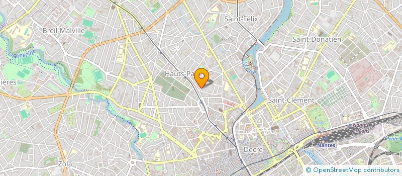 localisation de l'entreprise MONSIEUR PATRICK HALLET à NANTES