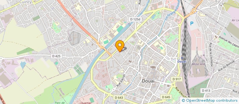 localisation de l'entreprise MONSIEUR PATRICK HALLUIN à DOUAI