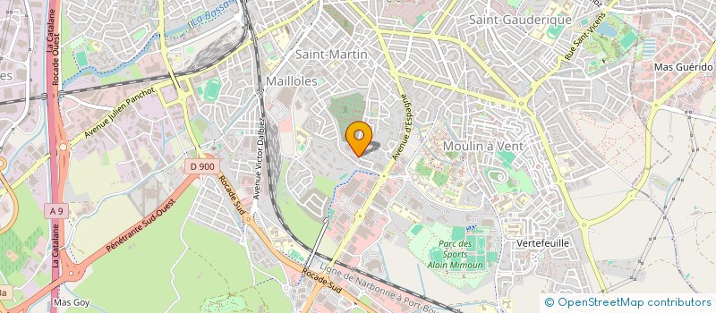 localisation de l'entreprise MONSIEUR PATRICK HAMEL  PERPIGNAN