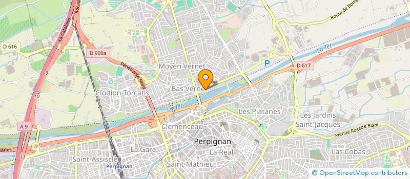 localisation de l'entreprise MONSIEUR PATRICK HAMELIN  PERPIGNAN