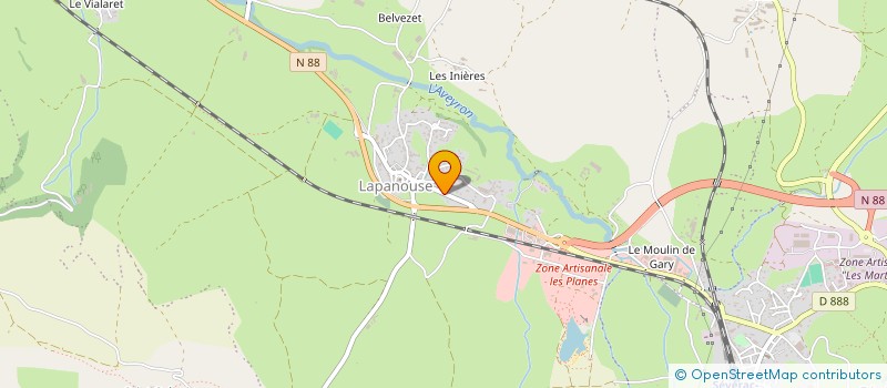 localisation de l'entreprise MONSIEUR PATRICK HARDY à SEVERAC D'AVEYRON