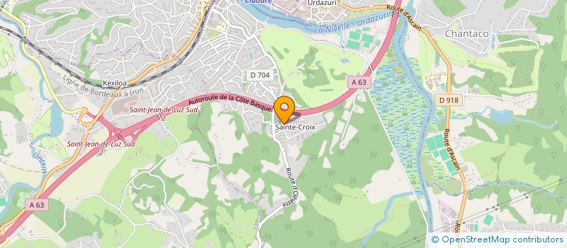 localisation de l'entreprise MONSIEUR PATRICK HARISPE  CIBOURE