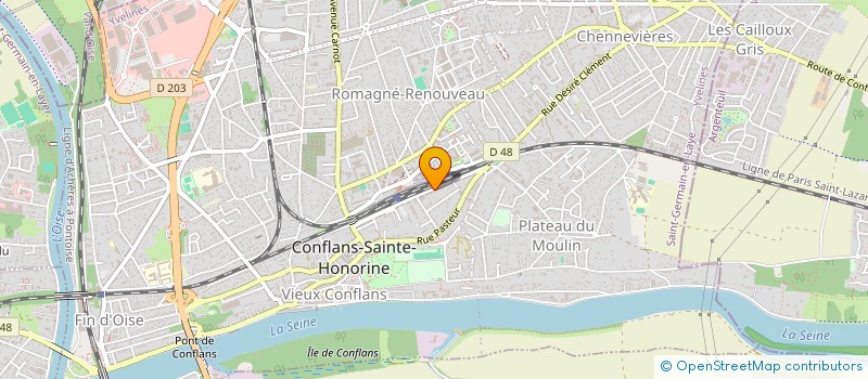 localisation de l'entreprise MONSIEUR PATRICK HARNAY à CONFLANS-SAINTE-HONORINE