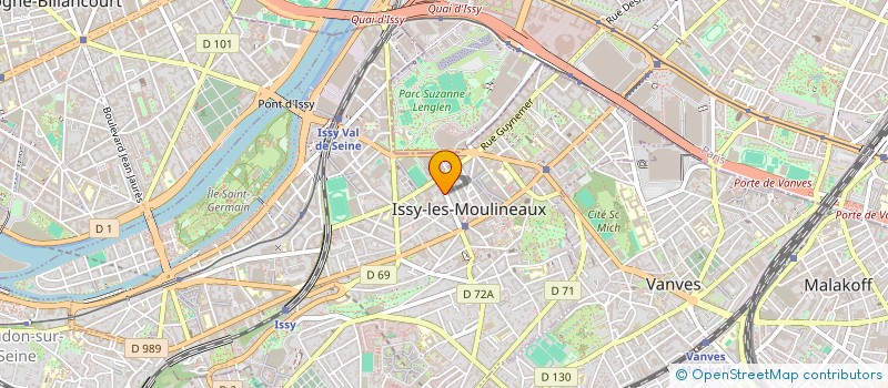 localisation de l'entreprise MONSIEUR PATRICK HARNAY à ISSY-LES-MOULINEAUX