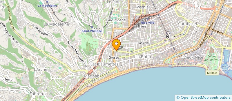 localisation de l'entreprise MONSIEUR PATRICK HASSON à NICE