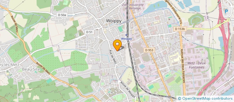 localisation de l'entreprise MONSIEUR PATRICK HATSTADT  WOIPPY