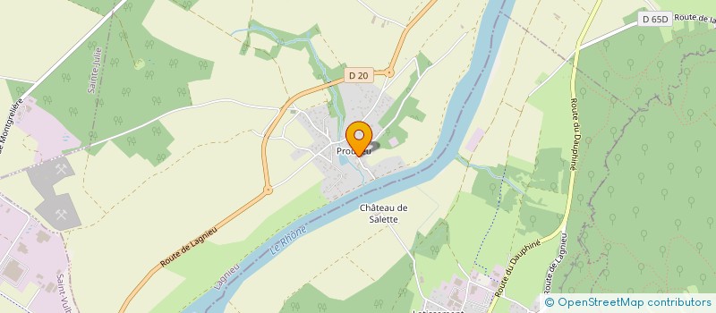 localisation de l'entreprise MONSIEUR PATRICK HAURAT  LAGNIEU