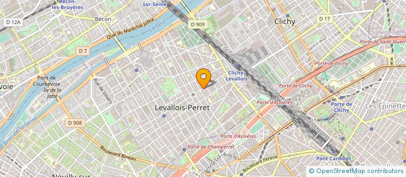 localisation de l'entreprise MONSIEUR PATRICK HAURAUX à LEVALLOIS-PERRET