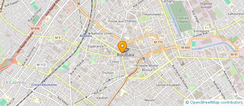 localisation de l'entreprise MONSIEUR PATRICK HAVRET  ROUBAIX