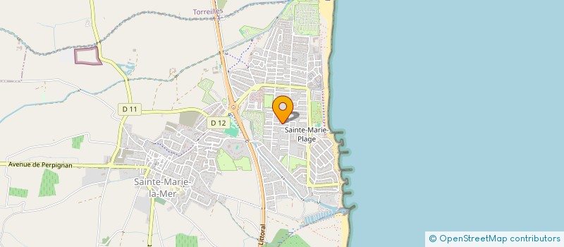 localisation de l'entreprise MONSIEUR PATRICK HAYES  SAINTE-MARIE-LA-MER