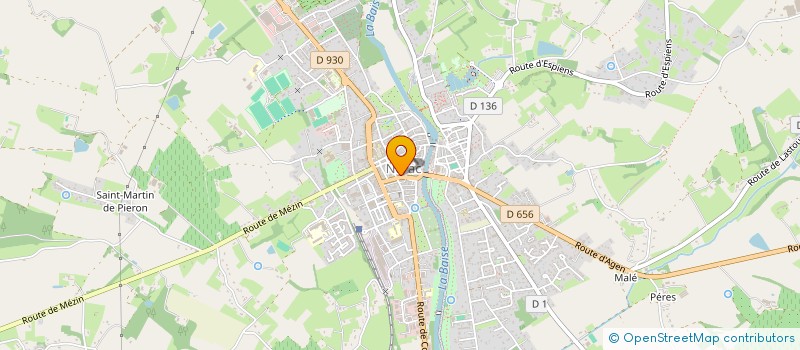 localisation de l'entreprise MONSIEUR PATRICK HEBRARD  NERAC