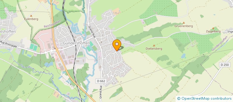 localisation de l'entreprise MONSIEUR PATRICK HEBTING  GUNDERSHOFFEN