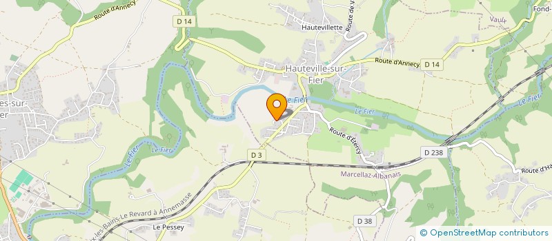 localisation de l'entreprise MONSIEUR PATRICK HELLIAS  HAUTEVILLE-SUR-FIER