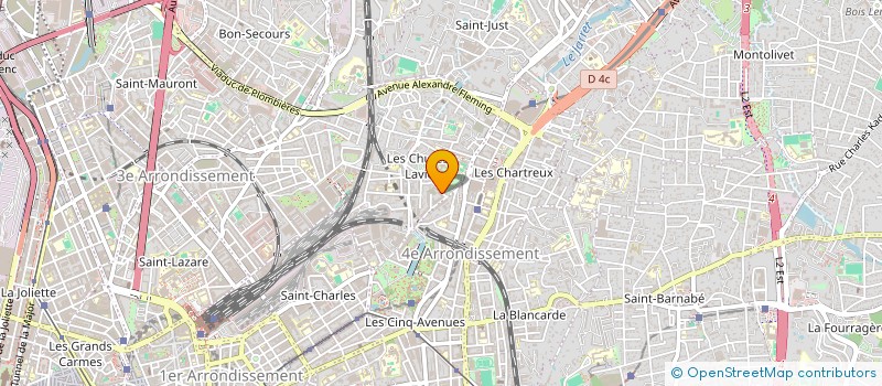 localisation de l'entreprise MONSIEUR PATRICK HELVIC à MARSEILLE