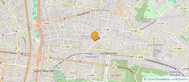 localisation de l'entreprise MONSIEUR PATRICK HENG  VINCENNES