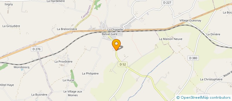 localisation de l'entreprise MONSIEUR PATRICK HENNEQUIN  BELVAL