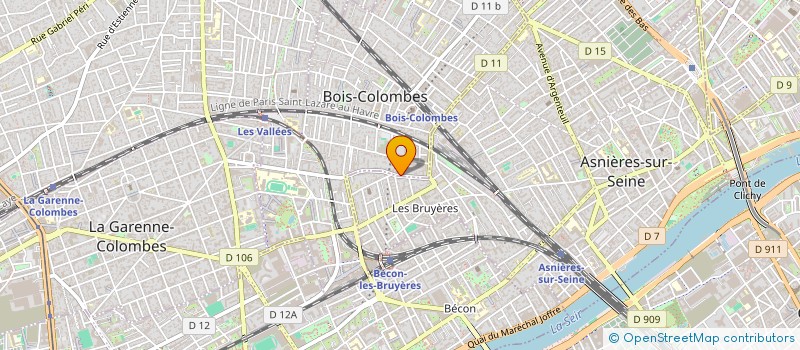 localisation de l'entreprise MONSIEUR PATRICK HENRI à BOIS-COLOMBES