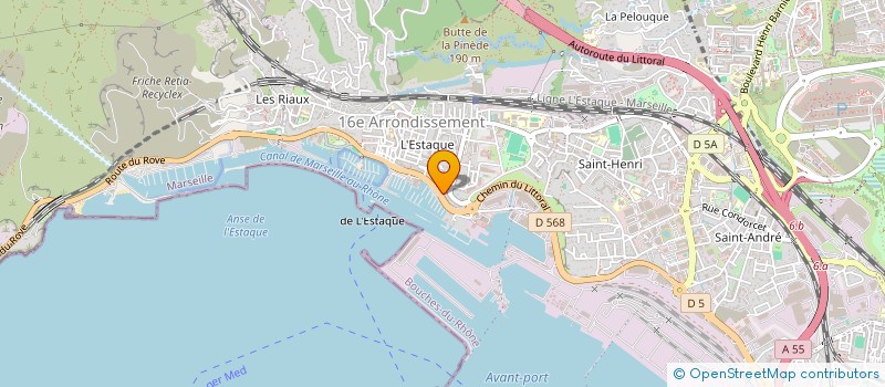 localisation de l'entreprise MONSIEUR PATRICK-HENRI DUPERRE à MARSEILLE