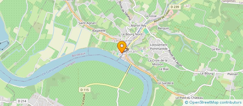 localisation de l'entreprise MONSIEUR PATRICK HERGAT à LE TOURNE
