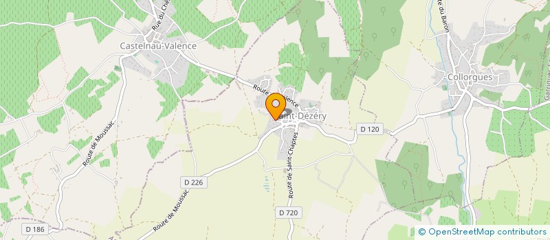 localisation de l'entreprise MONSIEUR PATRICK HERMET  SAINT-DEZERY