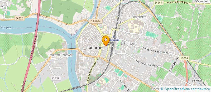 localisation de l'entreprise MONSIEUR PATRICK HERREYRE  LIBOURNE