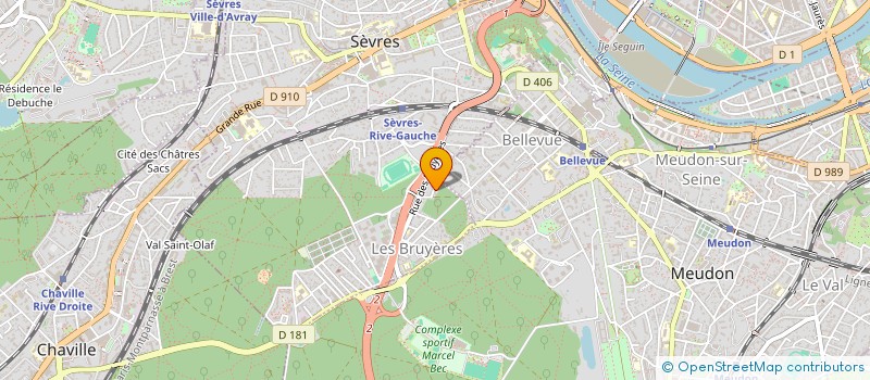 localisation de l'entreprise MONSIEUR PATRICK HERRMANN à SEVRES