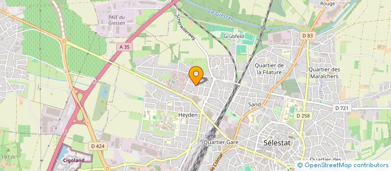 localisation de l'entreprise MONSIEUR PATRICK HERZOG  SELESTAT