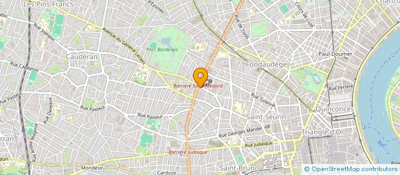 localisation de l'entreprise MONSIEUR PATRICK HESS à BORDEAUX