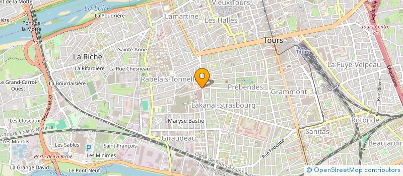 localisation de l'entreprise MONSIEUR PATRICK HEUCHON  TOURS