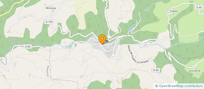 localisation de l'entreprise MONSIEUR PATRICK HEULLY  COUPIAC