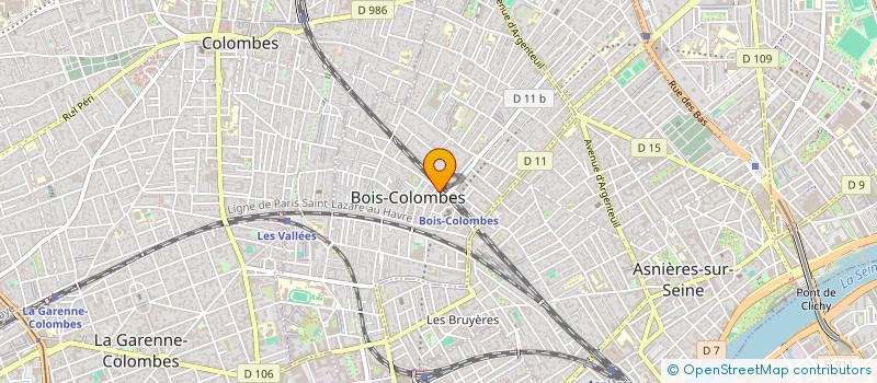 localisation de l'entreprise MONSIEUR PATRICK HEYLIGEN à BOIS-COLOMBES