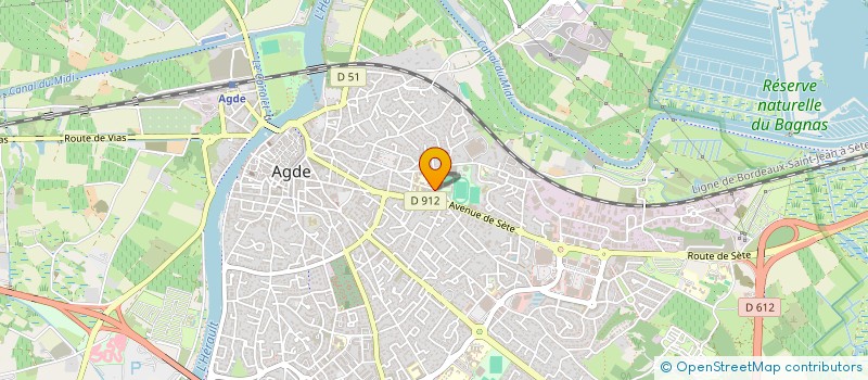 localisation de l'entreprise MONSIEUR PATRICK HEYMANN  AGDE