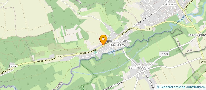 localisation de l'entreprise MONSIEUR PATRICK HILDEBRAND  SAINTE-GENEVIEVE-LES-GASNY