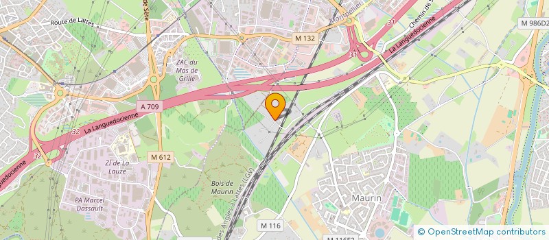 localisation de l'entreprise MONSIEUR PATRICK HILGER à LATTES