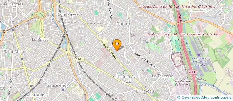 localisation de l'entreprise MONSIEUR PATRICK HILY à TOULOUSE