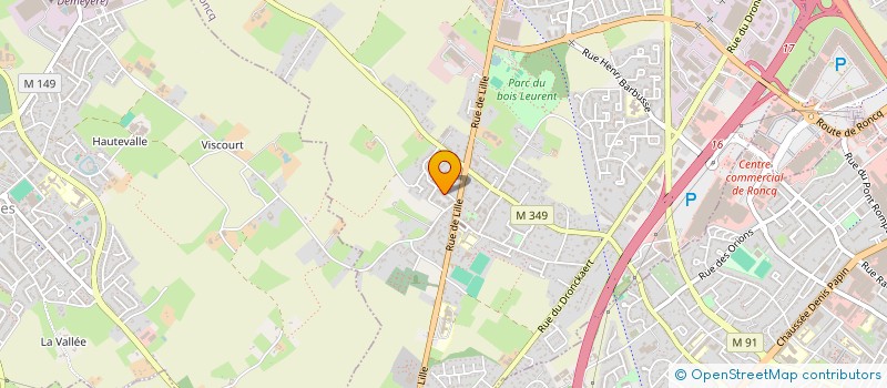 localisation de l'entreprise MONSIEUR PATRICK HIROUX  RONCQ