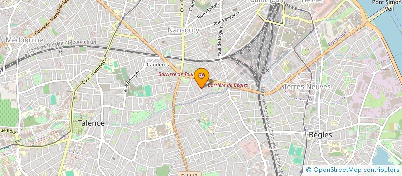 localisation de l'entreprise MONSIEUR PATRICK HITTE  BORDEAUX