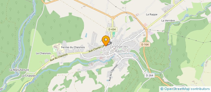 localisation de l'entreprise MONSIEUR PATRICK HOARAU  LA VOGE-LES-BAINS