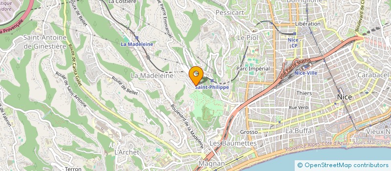 localisation de l'entreprise MONSIEUR PATRICK HOCHNER à NICE
