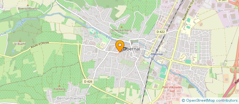 localisation de l'entreprise MONSIEUR PATRICK HOENNER  OBERNAI
