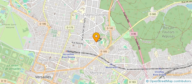localisation de l'entreprise MONSIEUR PATRICK HOFFELE à VERSAILLES