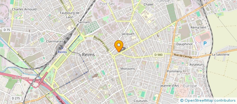 localisation de l'entreprise MONSIEUR PATRICK HOFFMANN  REIMS