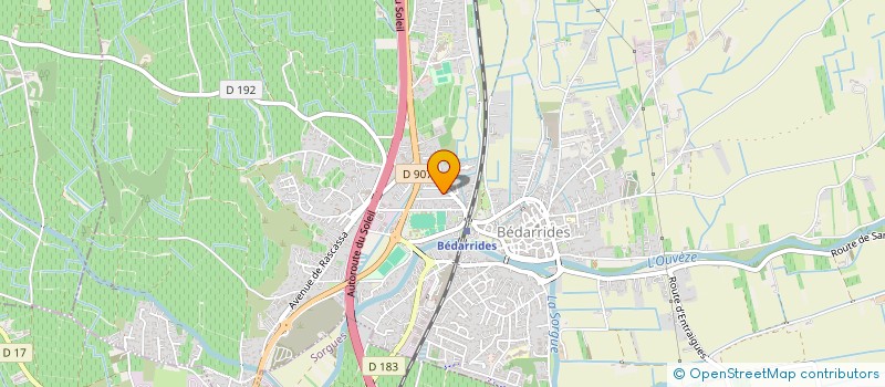 localisation de l'entreprise MONSIEUR PATRICK HONORE  BEDARRIDES