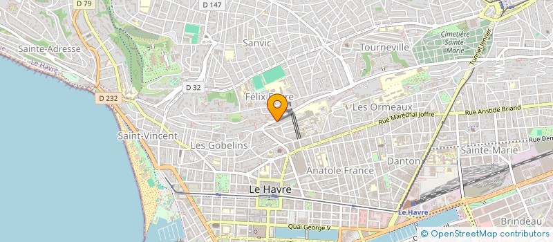 localisation de l'entreprise MONSIEUR PATRICK HORLAVILLE à LE HAVRE