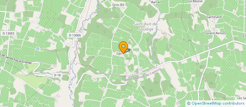 localisation de l'entreprise MONSIEUR PATRICK HOSPITAL  SAINT-AVIT-DE-SOULEGE