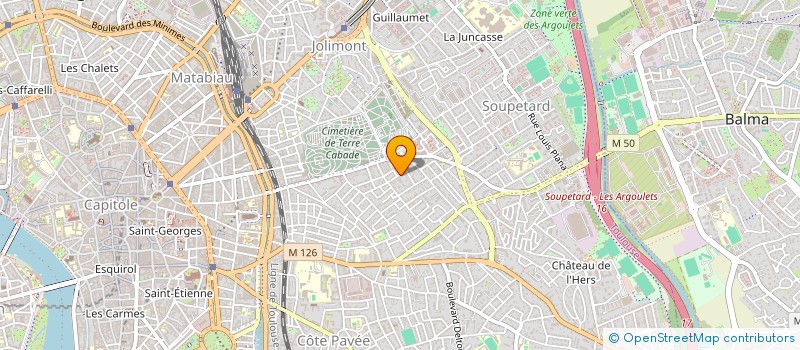 localisation de l'entreprise MONSIEUR PATRICK HOUBRON  TOULOUSE