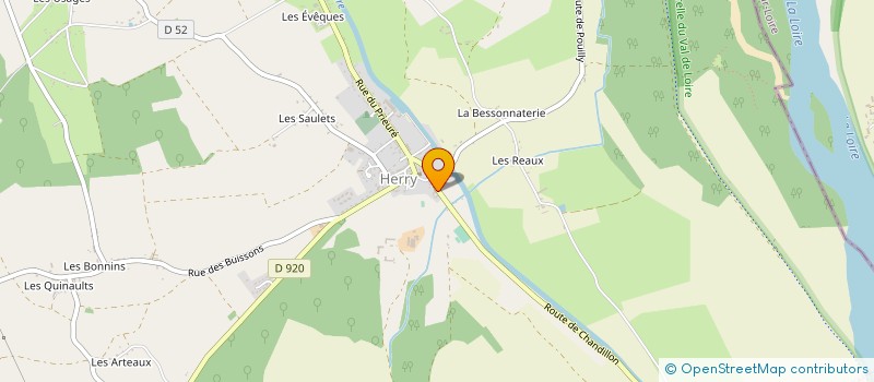 localisation de l'entreprise MONSIEUR PATRICK HOUDART  HERRY