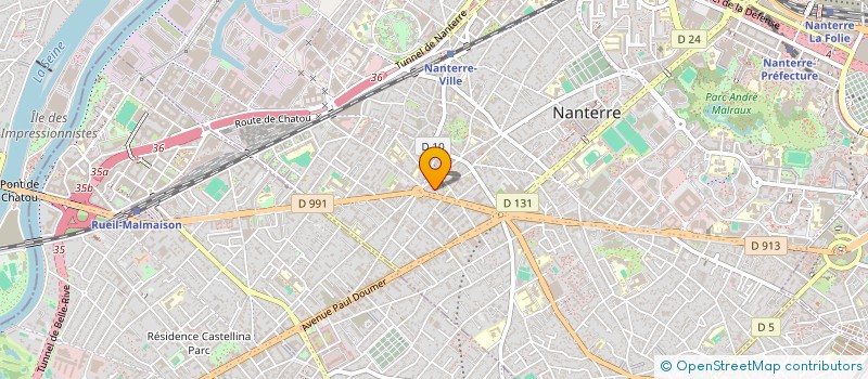 localisation de l'entreprise MONSIEUR PATRICK HOUDAYER  NANTERRE